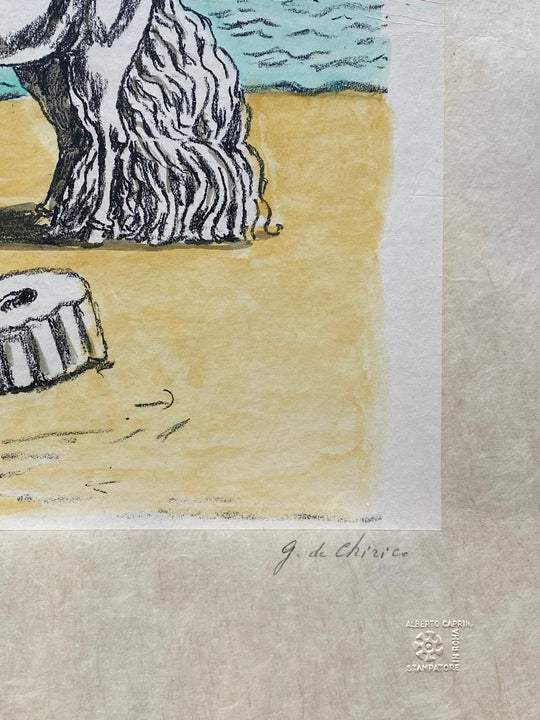 Riposo presso l'Egeo | Giorgio De Chirico