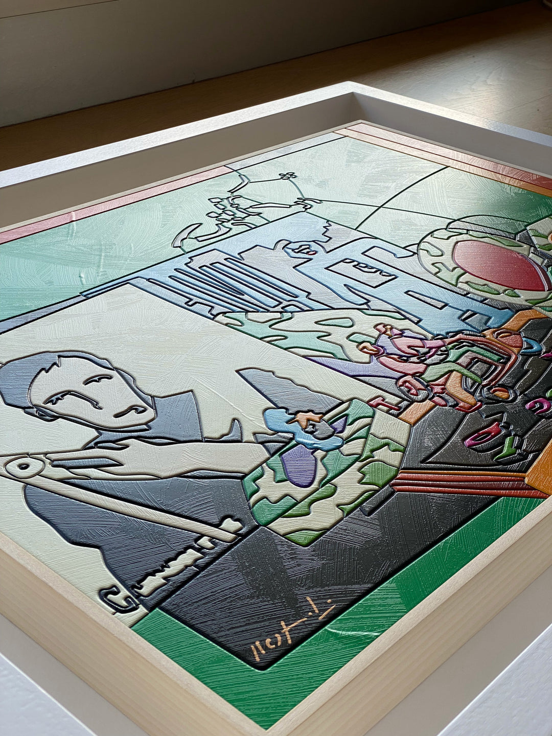 Sur la table | Ugo Nespolo - Arte Focus™