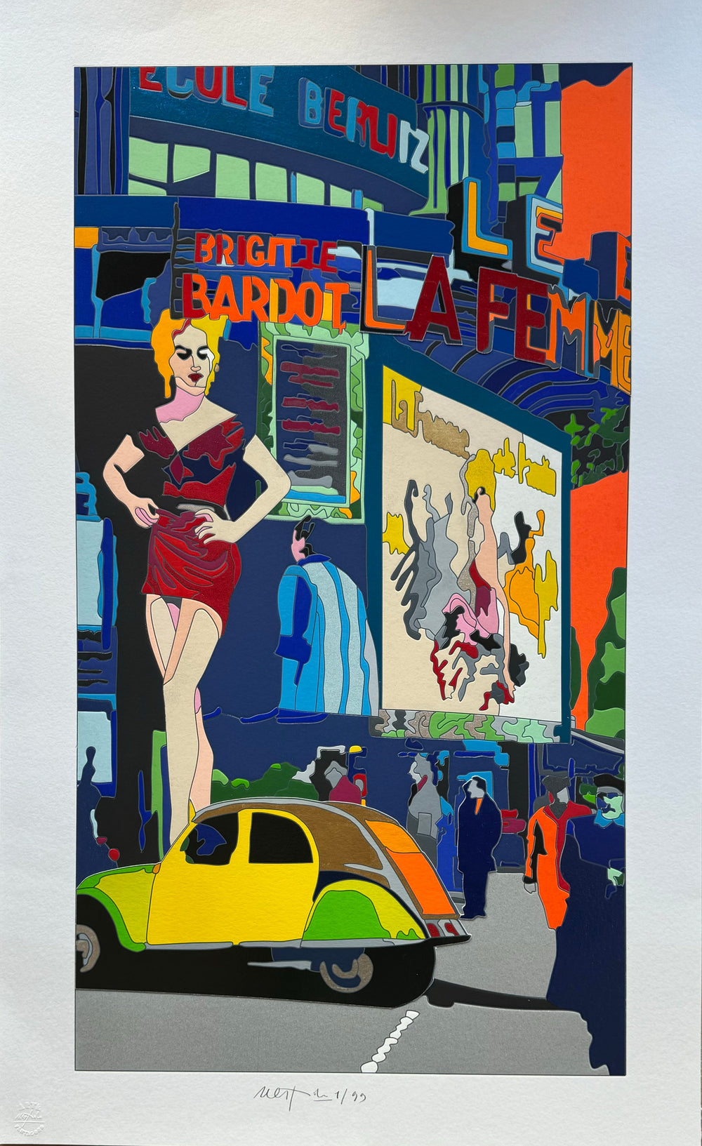 La femme e la pantaine  | Ugo Nespolo