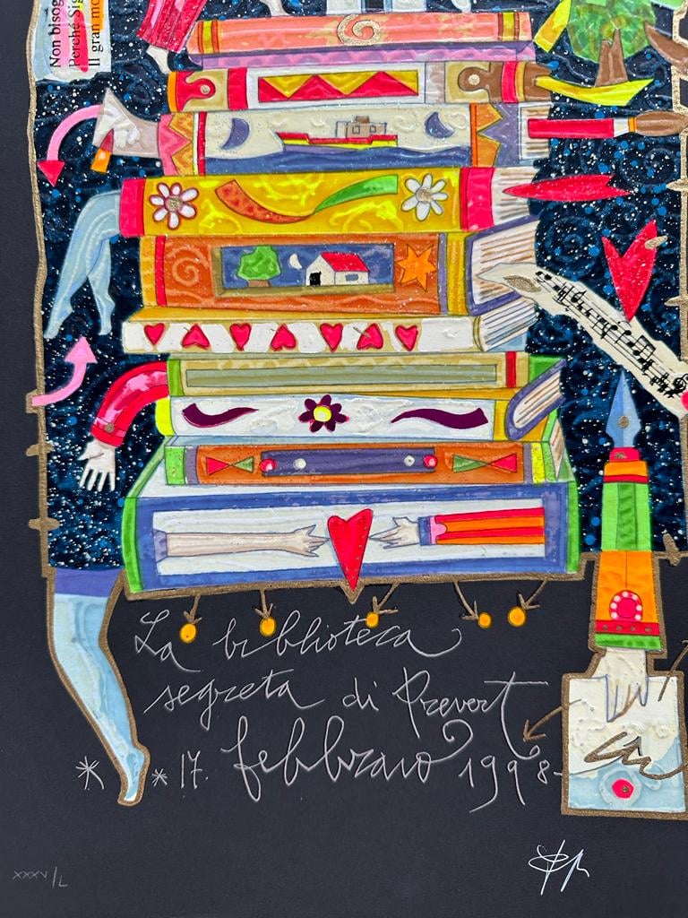 La biblioteca segreta di Prevert | Francesco Musante - Arte Focus™