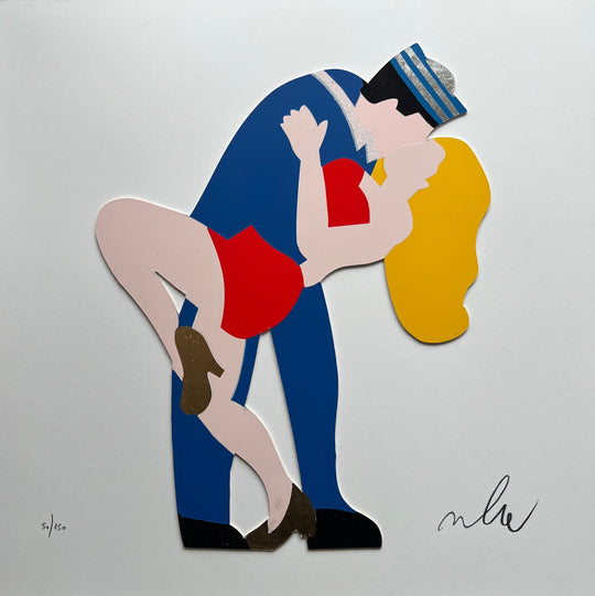 Bacio a Times Square | Marco Lodola - Arte Focus™