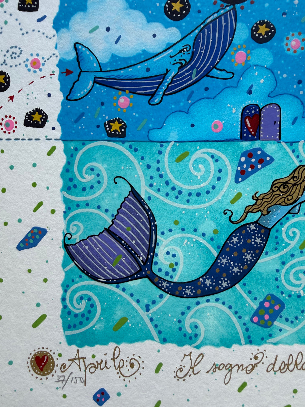 Aprile: Il sogno della Sirena | Andrea Agostini - Arte Focus™