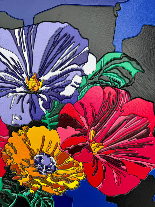 Petunie | Ugo Nespolo