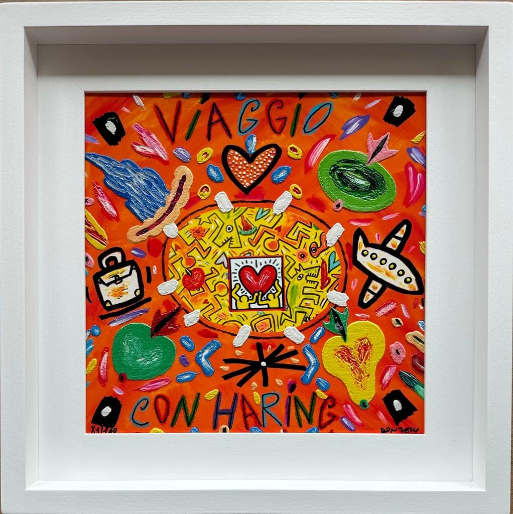 Opera incorniciata: Viaggio con Haring | Bruno Donzelli - Arte Focus™