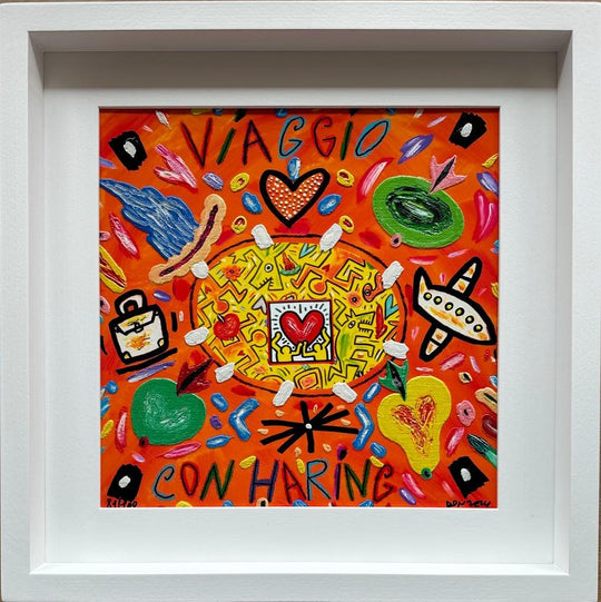 Opera incorniciata: Viaggio con Haring | Bruno Donzelli - Arte Focus™