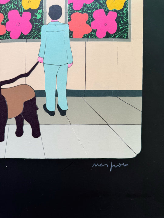 Fellini’s Window | Ugo Nespolo - Arte Focus™