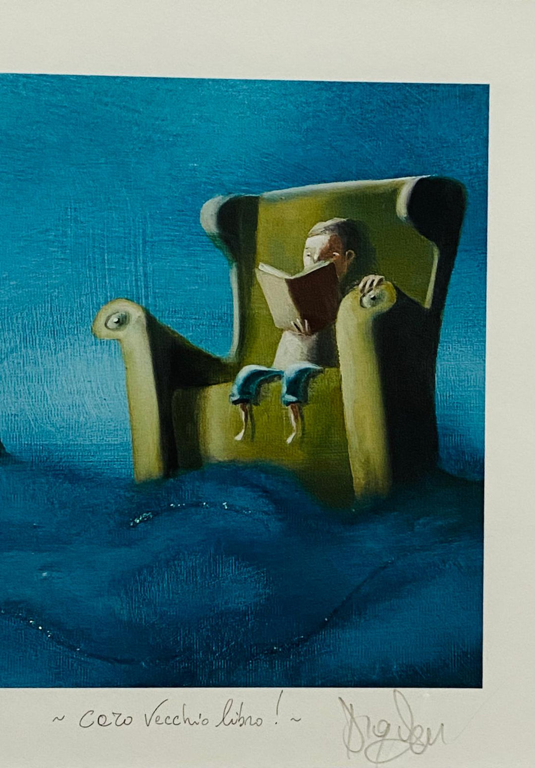 Opera in cornice: Caro vecchio libro | Diego Santini