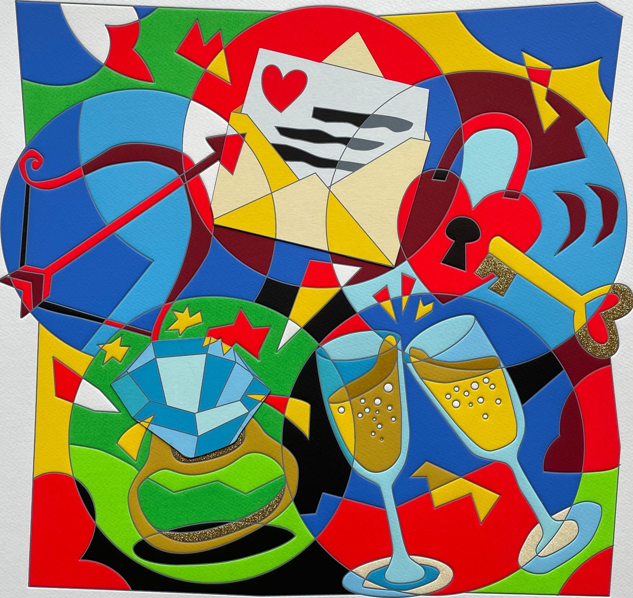 Le Ore Liete | Ugo Nespolo - Arte Focus™