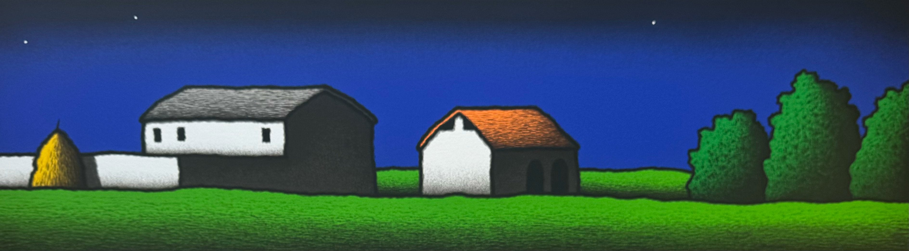 Casolari a sera | Tino Stefanoni - Arte Focus™