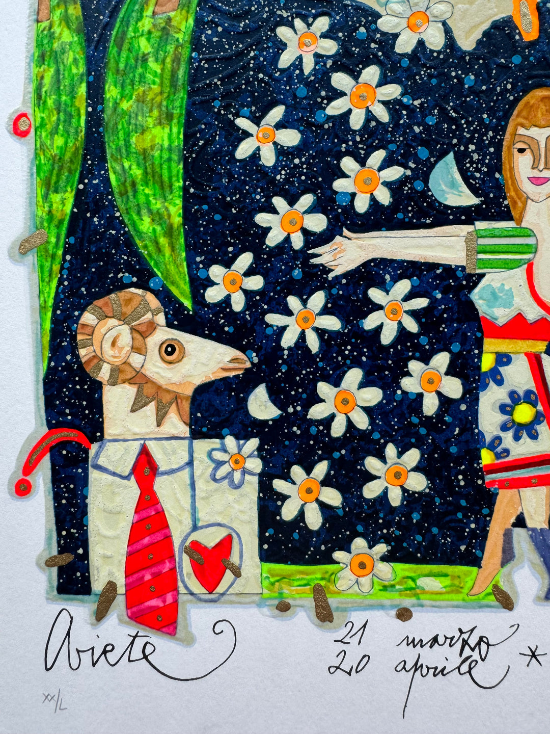 Segni Zodiacali "Ariete" (Fondo bianco) | Francesco Musante