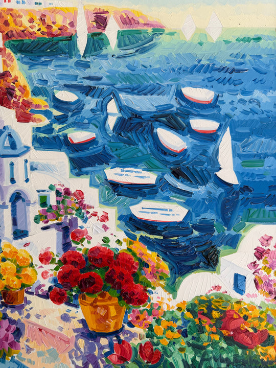 Oltre il tempo la luce di Santorini | Athos Faccincani - Arte Focus™