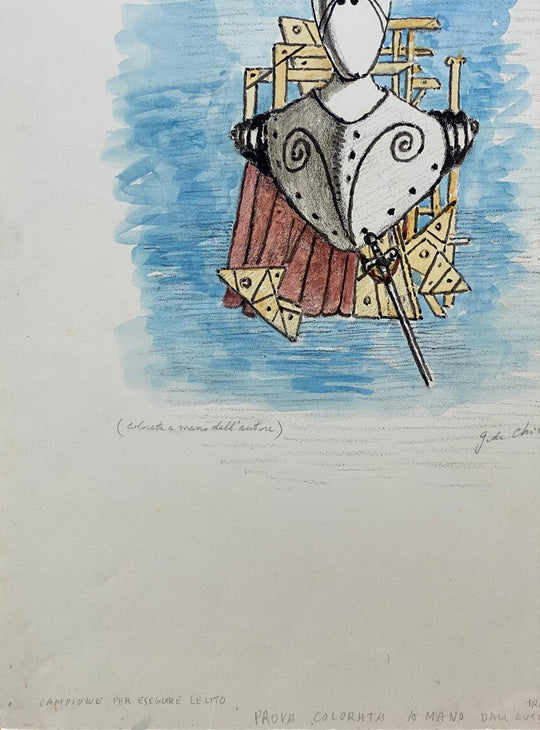 Trovatore con lo spadino | Giorgio De Chirico