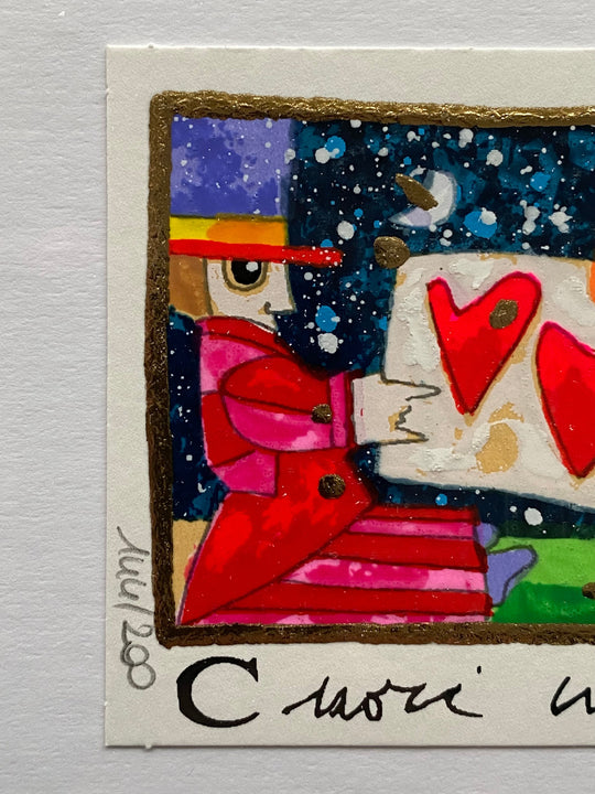 Opera in cornice: Cuori uniti | Francesco Musante