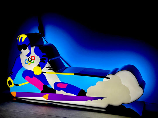 Velocity in White | Marco Lodola - Arte Focus™