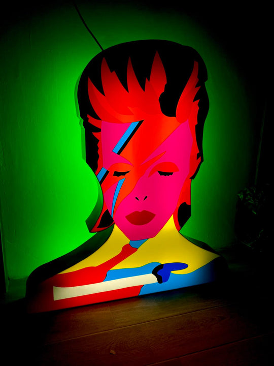 Electric Bowie | Marco Lodola - Arte Focus™