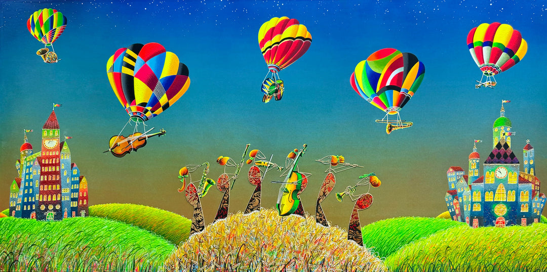 Mongolfiere in festa | Meloniski da Villacidro - Arte Focus™