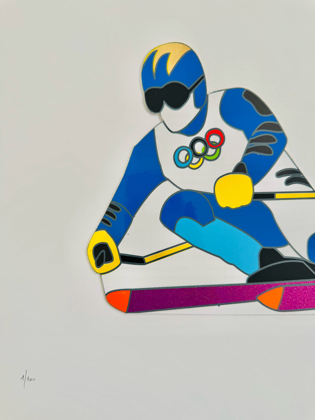 Velocity in White | Marco Lodola - Arte Focus™