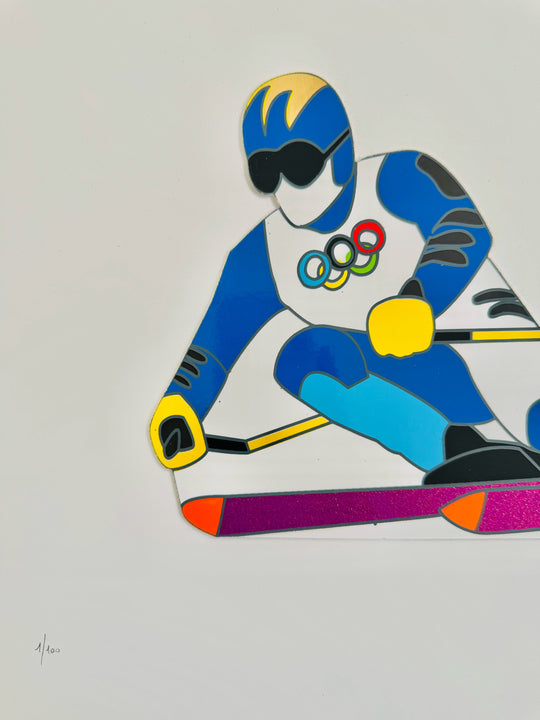 Velocity in White | Marco Lodola - Arte Focus™