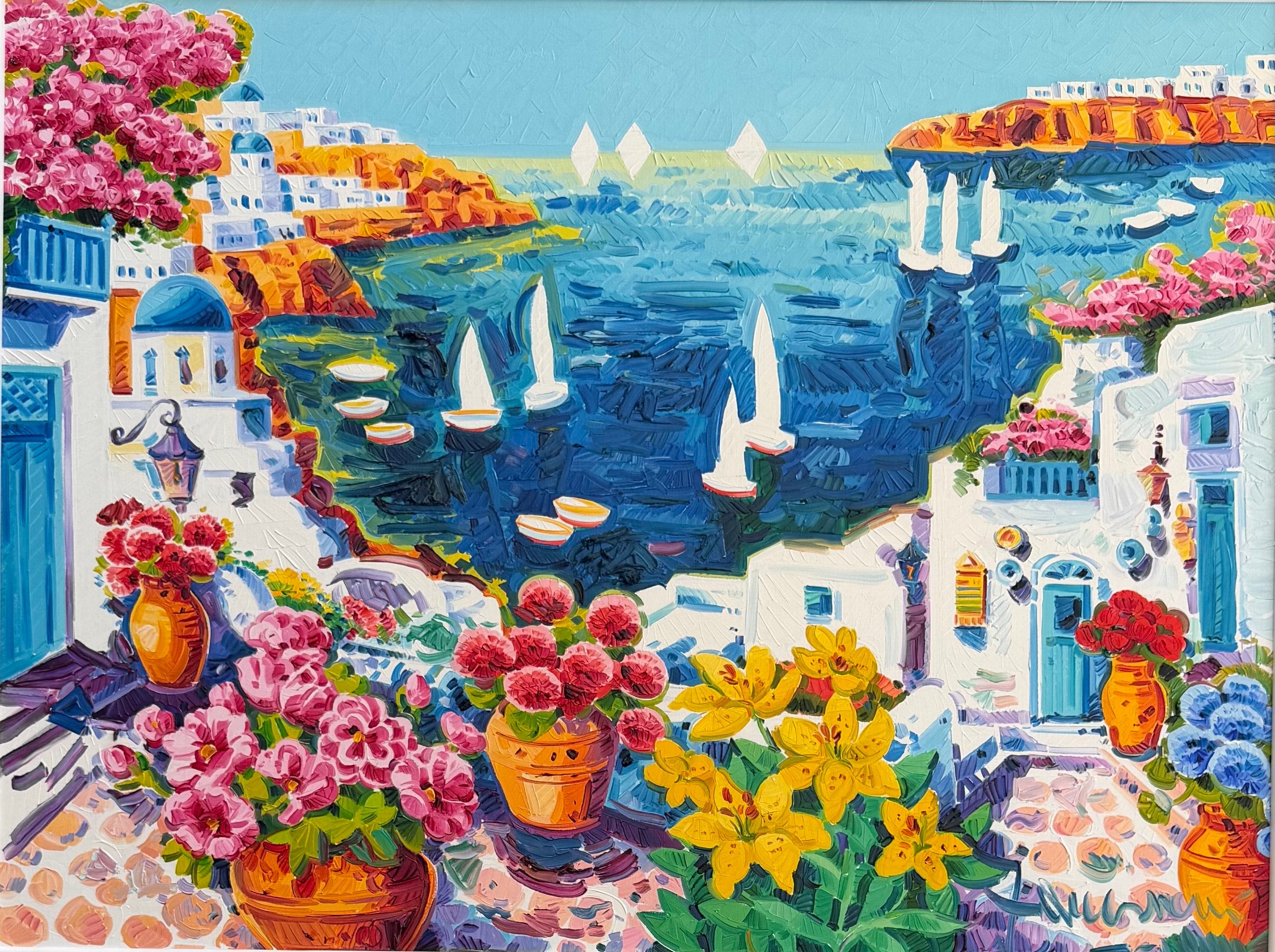 Respirando la brezza del cuore a Santorini | Athos Faccincani - Arte Focus™
