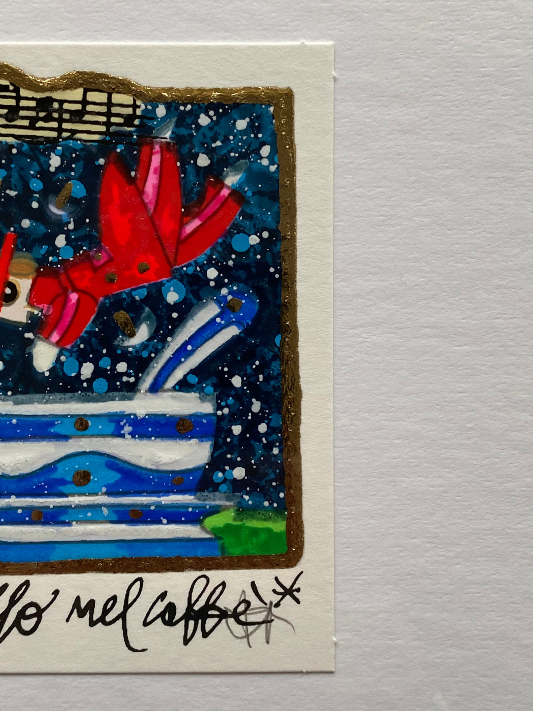 Opera in cornice: Tuffo nel caffè | Francesco Musante