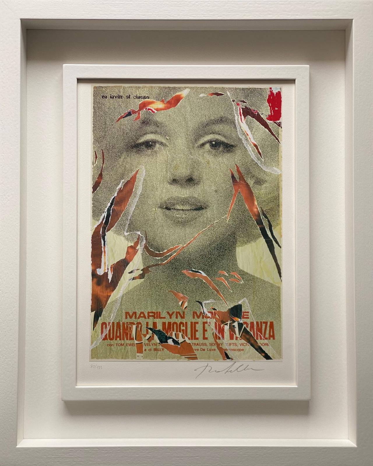 Marilyn bellezza eterna III | Mimmo Rotella - Arte Focus™