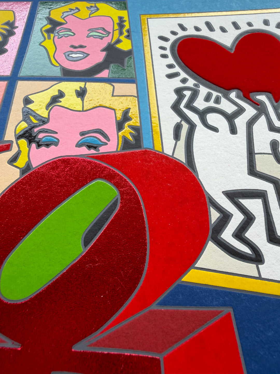 Opera incorniciata: Love Overload | Ugo Nespolo - Arte Focus™