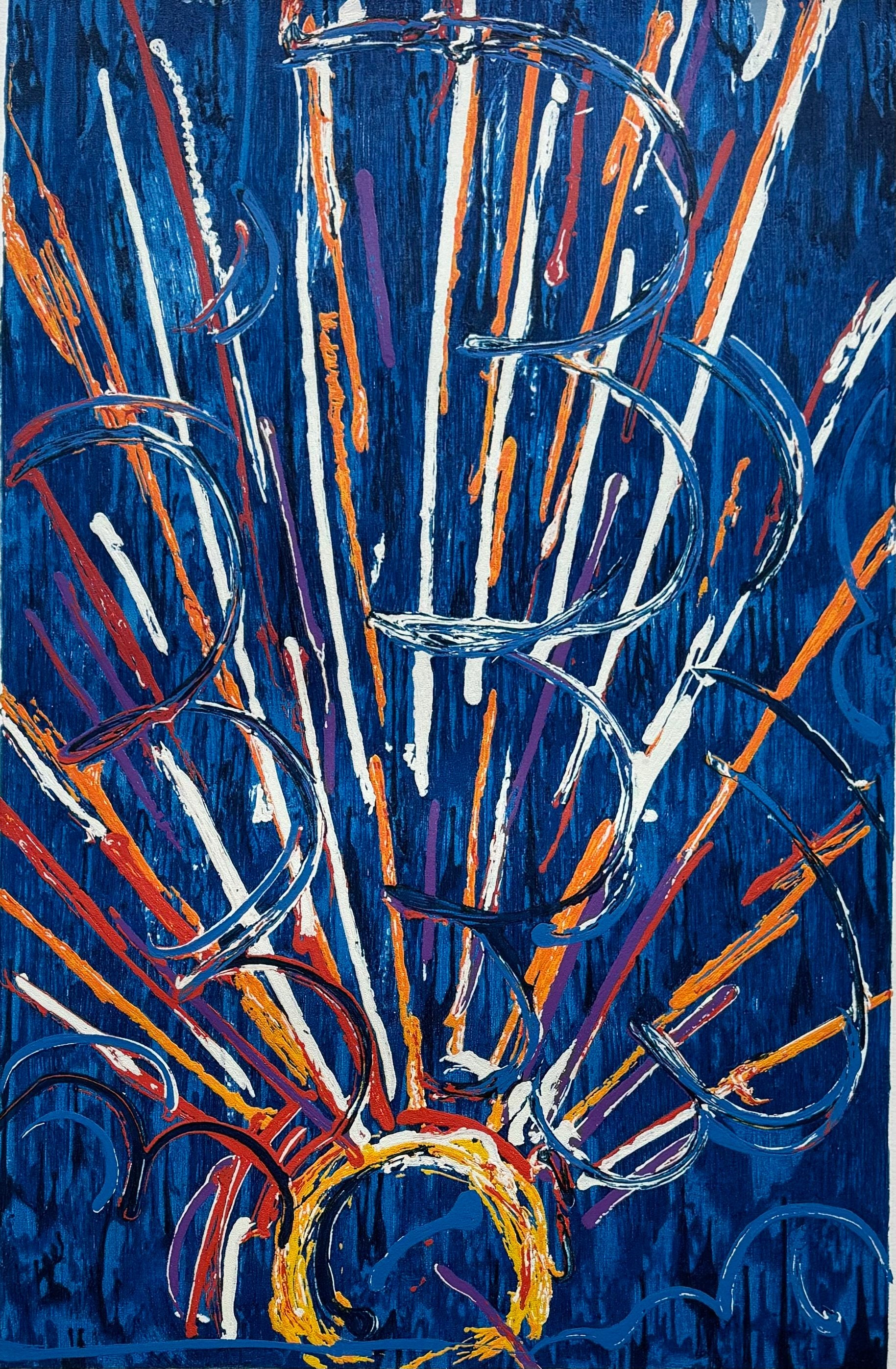 Vetrata blu | Mario Schifano - Arte Focus™