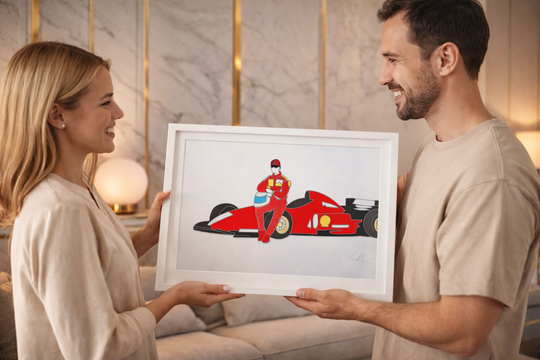 The Red of a Legend | Marco Lodola - Arte Focus™