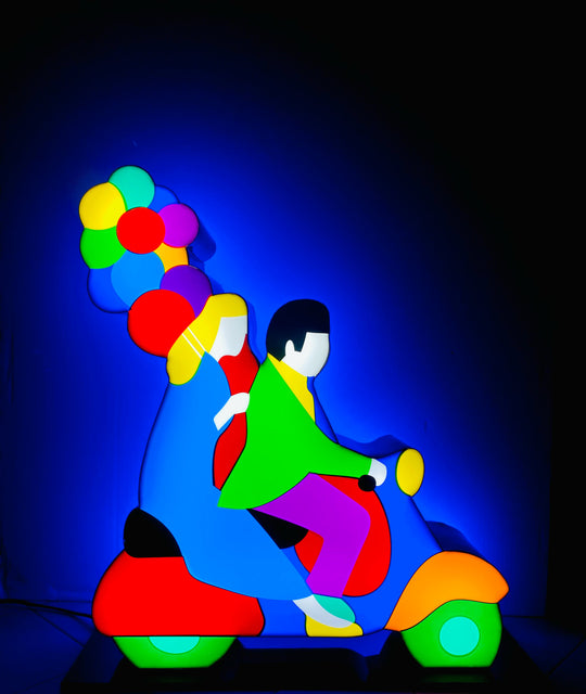 Chasing Balloons | Marco Lodola - Arte Focus™