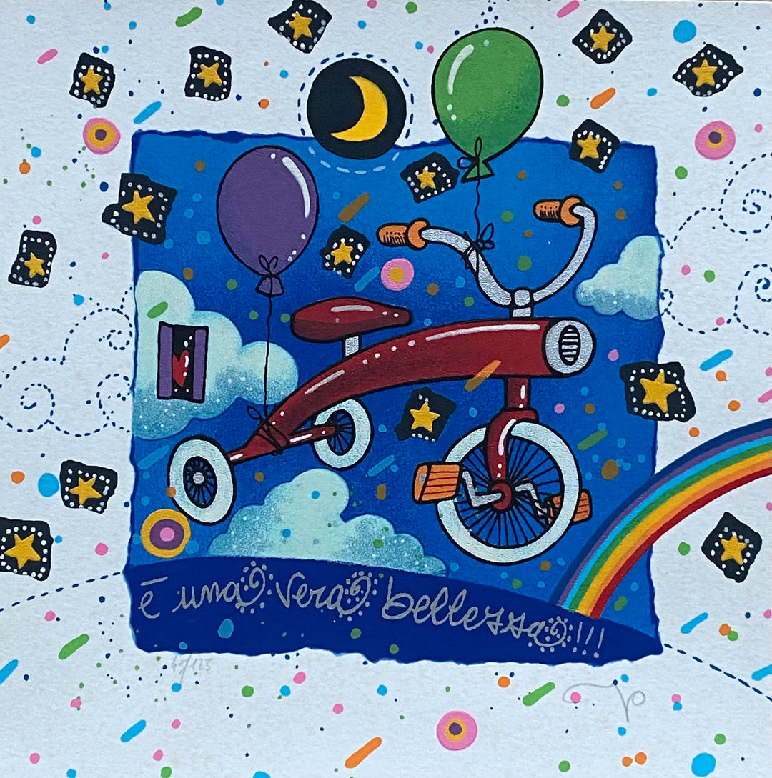 È una vera bellezza (bianco) | Andrea Agostini - Arte Focus™