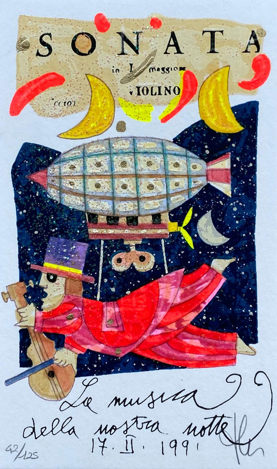 La musica della nostra notte (Fondo bianco) | Francesco Musante