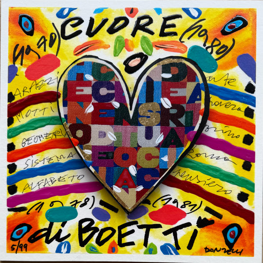 Cuore di Boetti | Bruno Donzelli - Arte Focus™