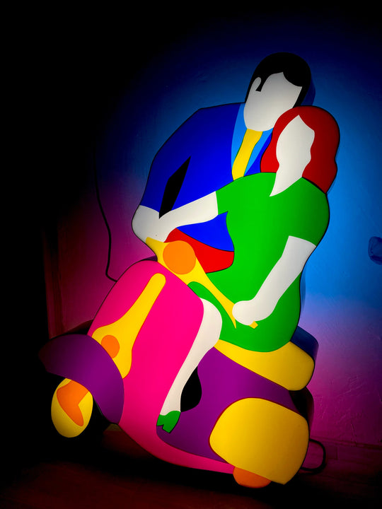 Midnight Ride | Marco Lodola - Arte Focus™