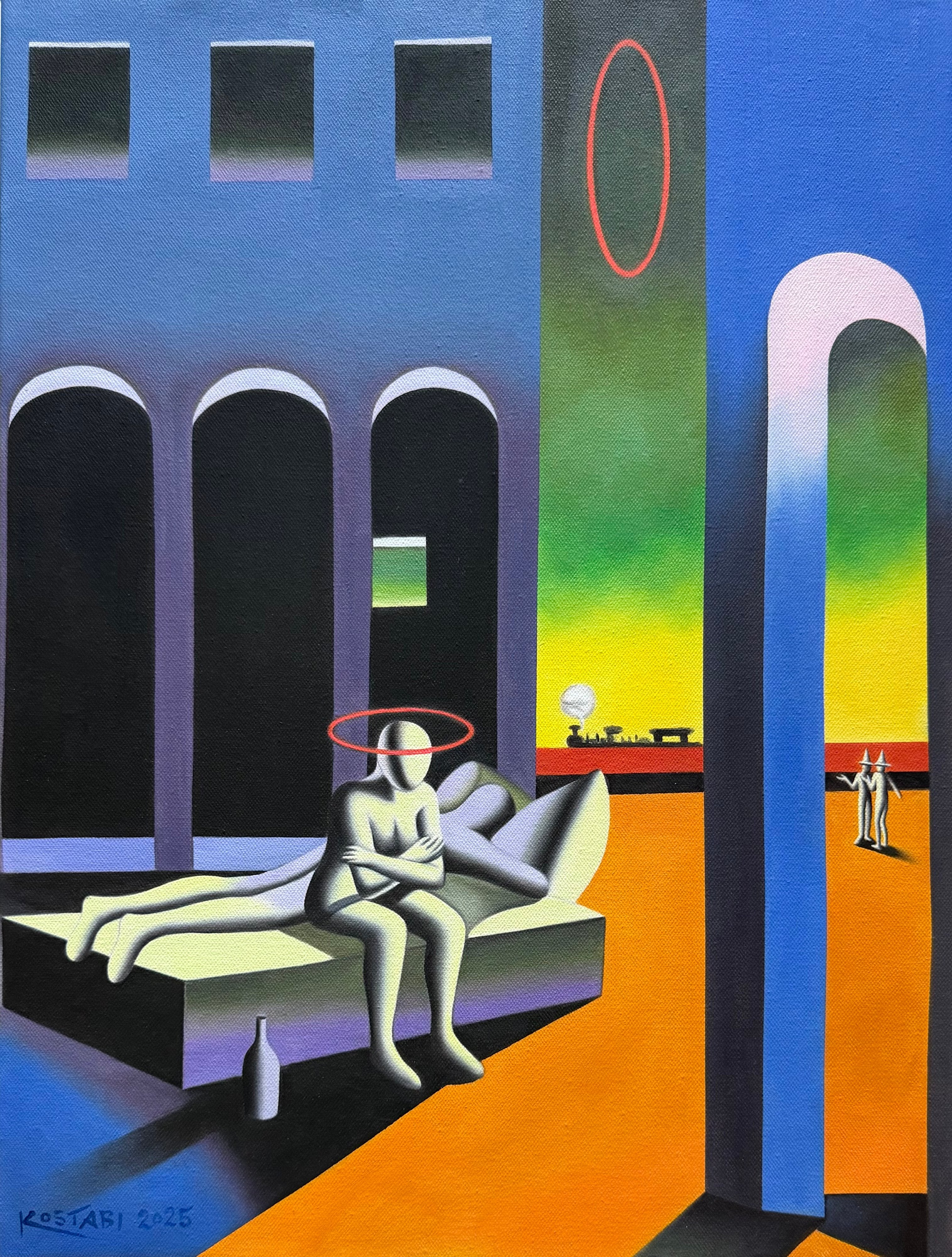 Echoes of an open dream | Mark Kostabi - Arte Focus™