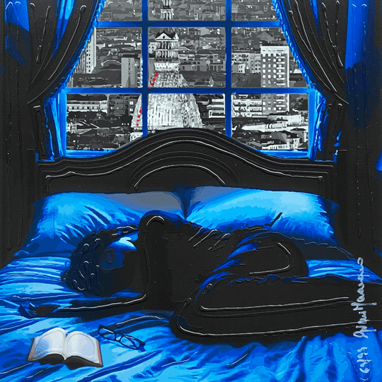 L'attesa notturna | Gianni Moramarco - Arte Focus™