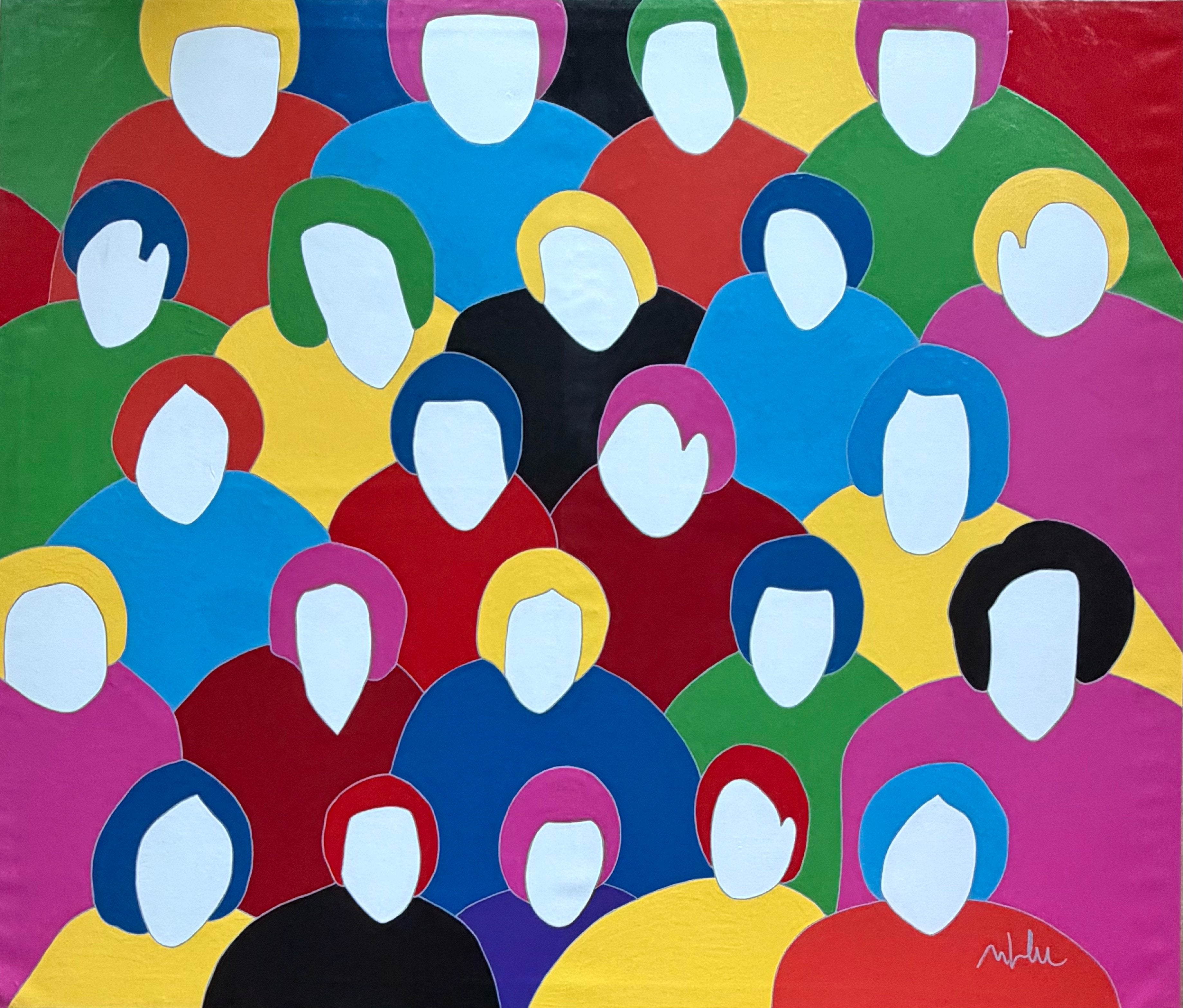 Human Pattern | Marco Lodola - Arte Focus™