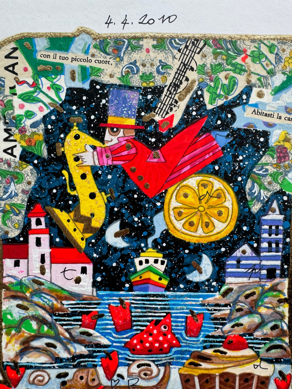 In volo sospeso alle note di Paolo Conte   | Francesco Musante - Arte Focus™