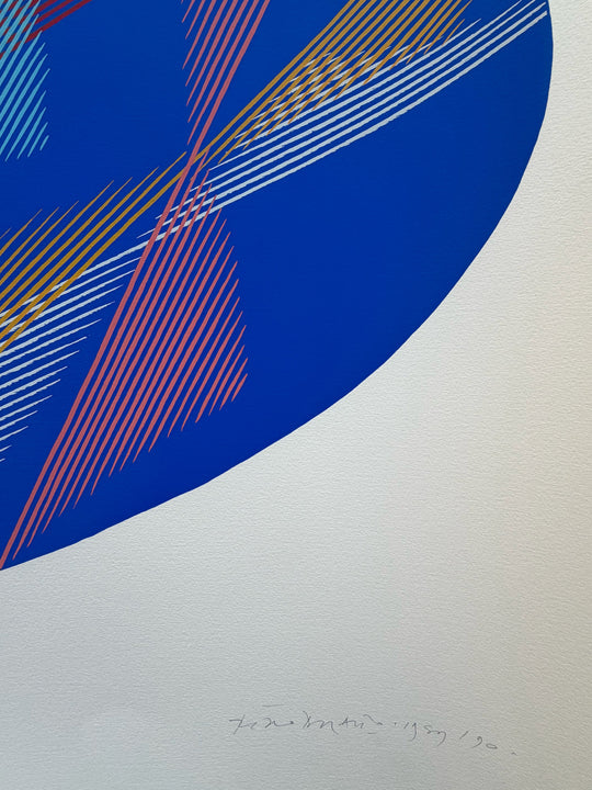 Ellisse Blu | Piero Dorazio - Arte Focus™