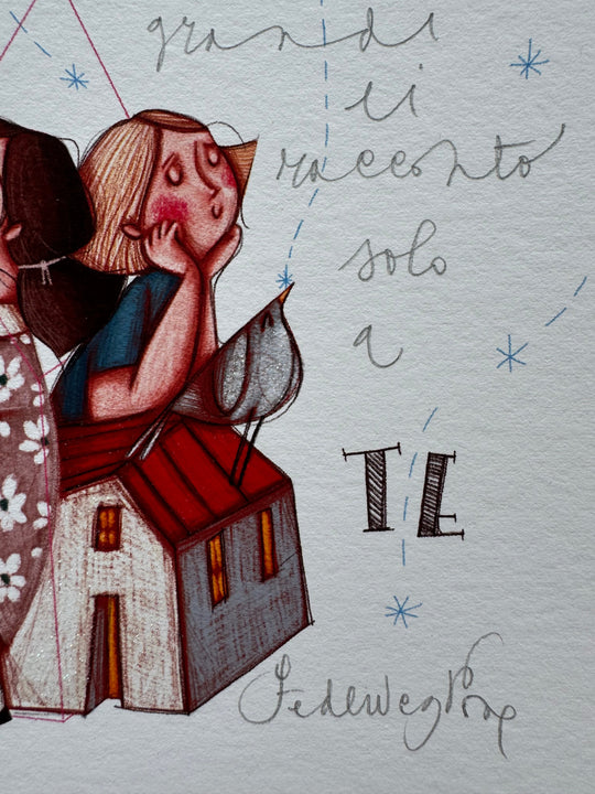 I desideri più grandi li racconto solo a te | Federica Porro - Arte Focus™