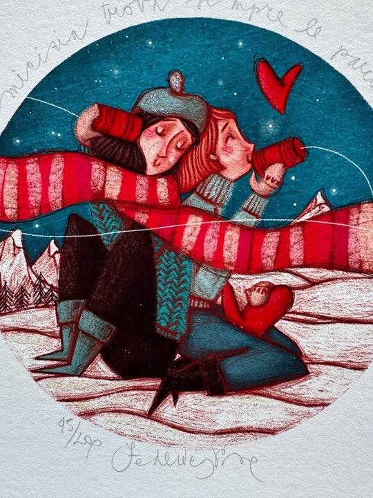 L'amicizia trova sempre le parole | Federica Porro - Arte Focus™