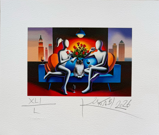 Between us | Mark Kostabi