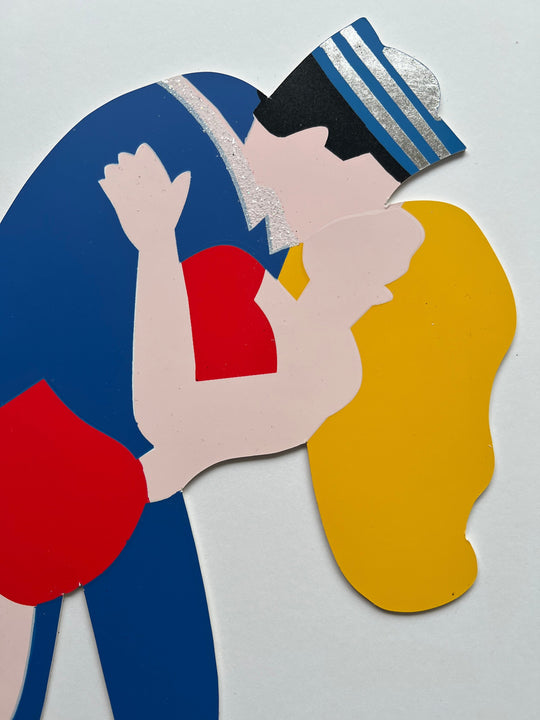 Bacio a Times Square | Marco Lodola - Arte Focus™