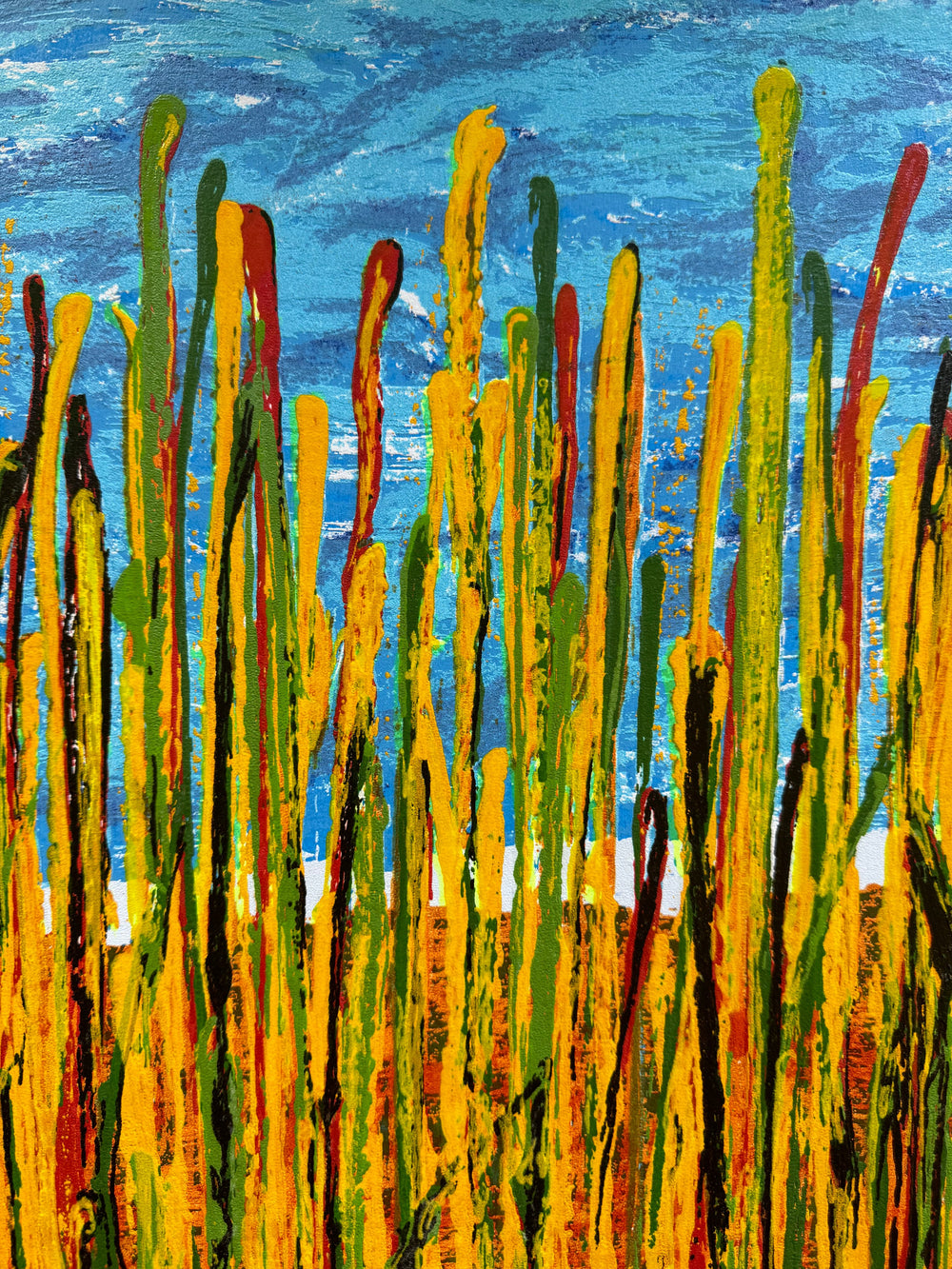 Campo di grano  | Mario Schifano - Arte Focus™