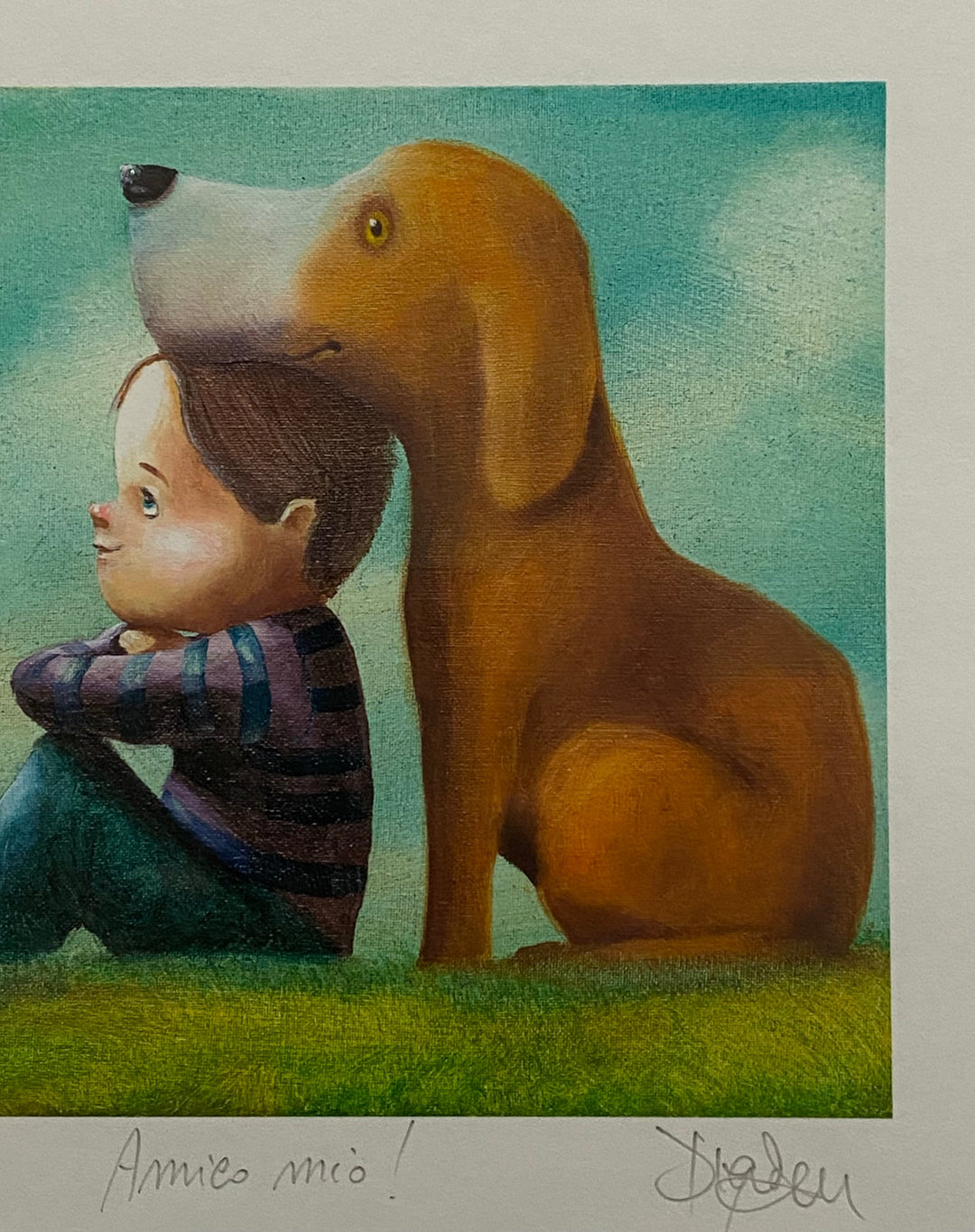 Opera in cornice: Amico mio  | Diego Santini