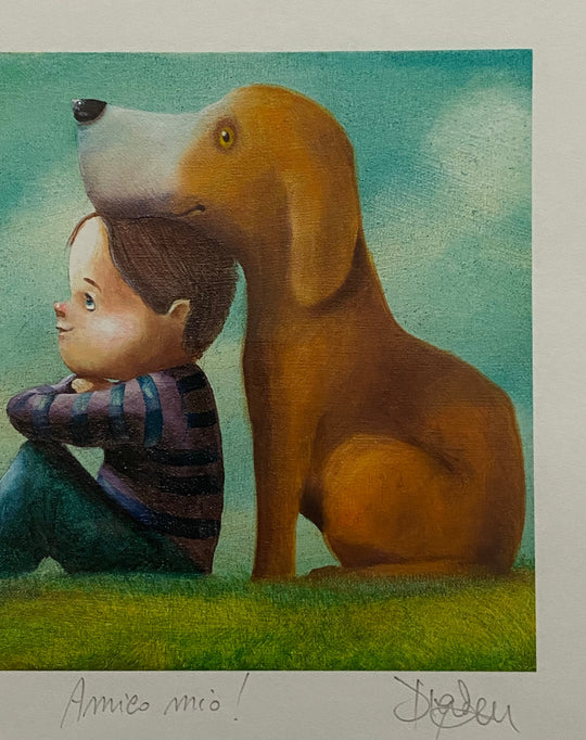 Opera in cornice: Amico mio  | Diego Santini