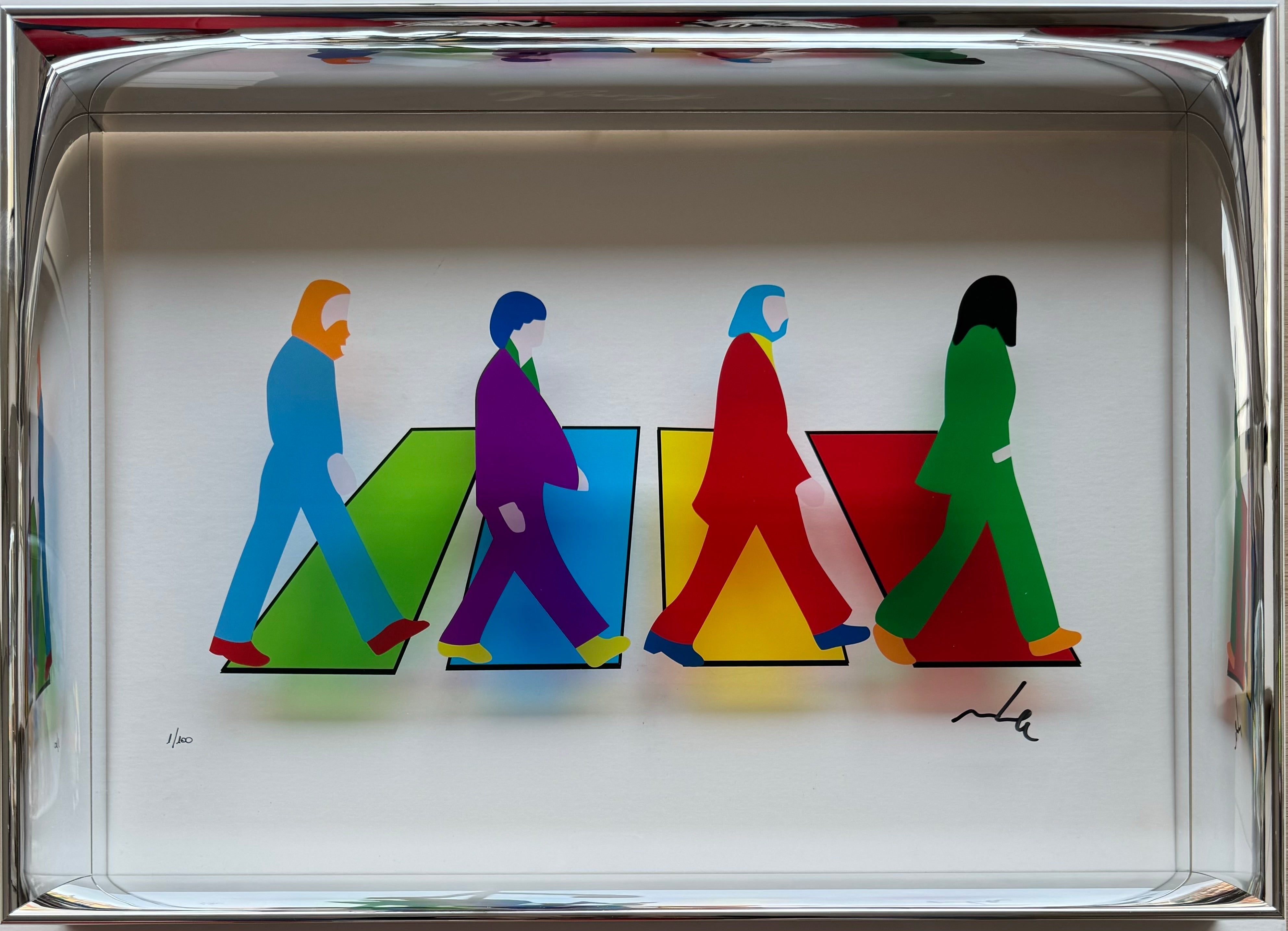 The Fab Four (Plexiglass) | Marco Lodola - Arte Focus™