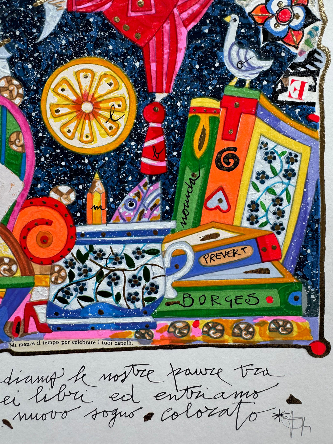 Entriamo felici in un nuovo sogno colorato (fondo bianco) | Francesco Musante