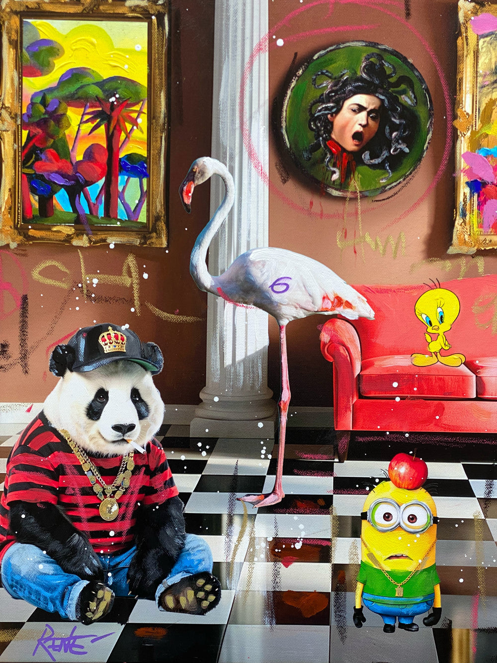 Graffiti in the Palace | Renè