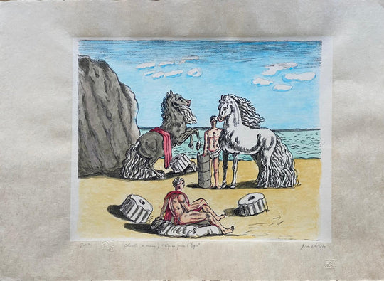 Riposo presso l'Egeo | Giorgio De Chirico