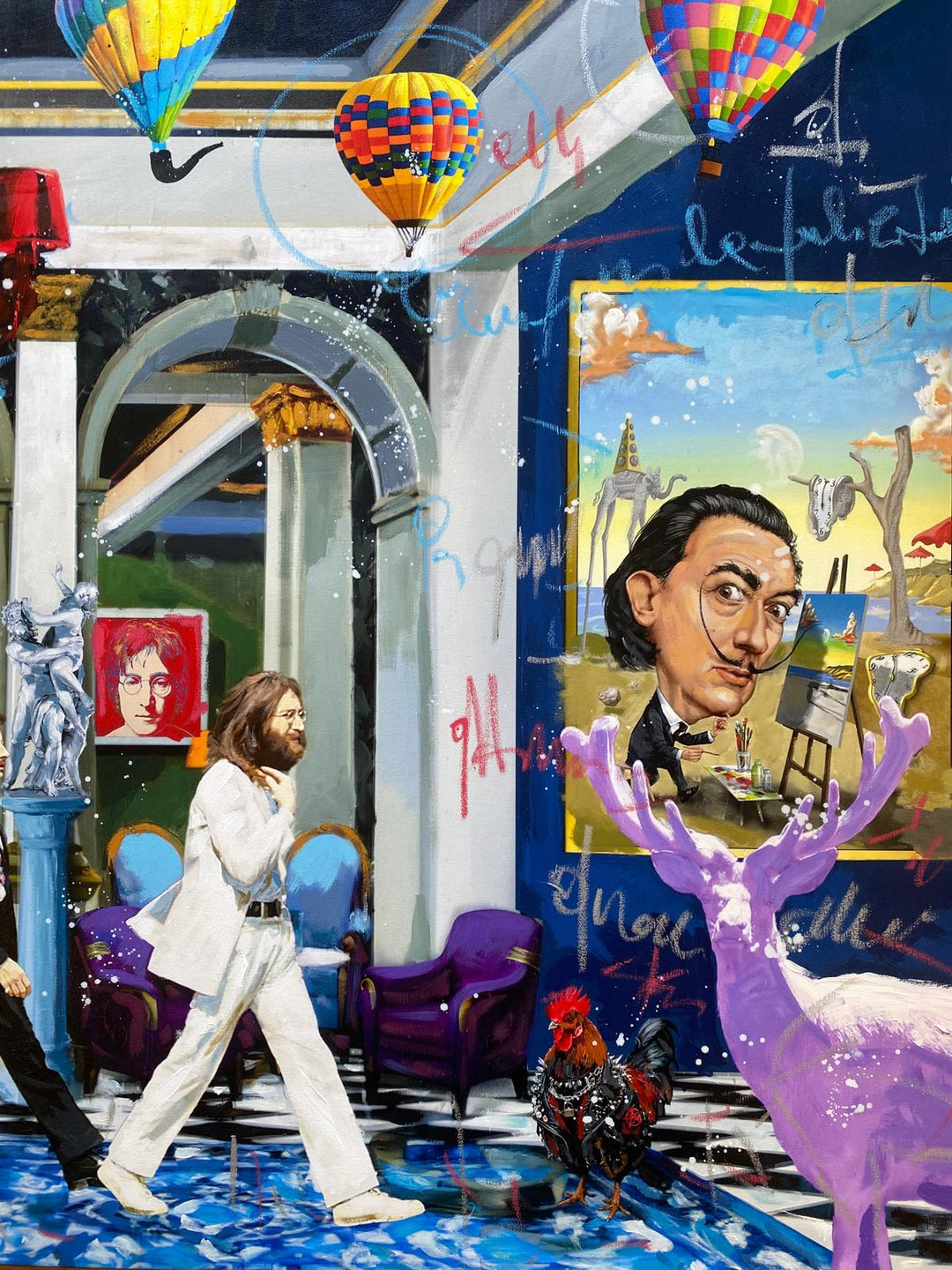 When the Beatles Visited Dalí | Renè